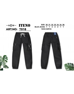 T018 Men’s Black Denim Jeans