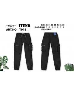 T015 Men’s Black Denim Jeans