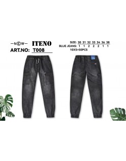T008 Men’s Dark Gray Denim Jeans