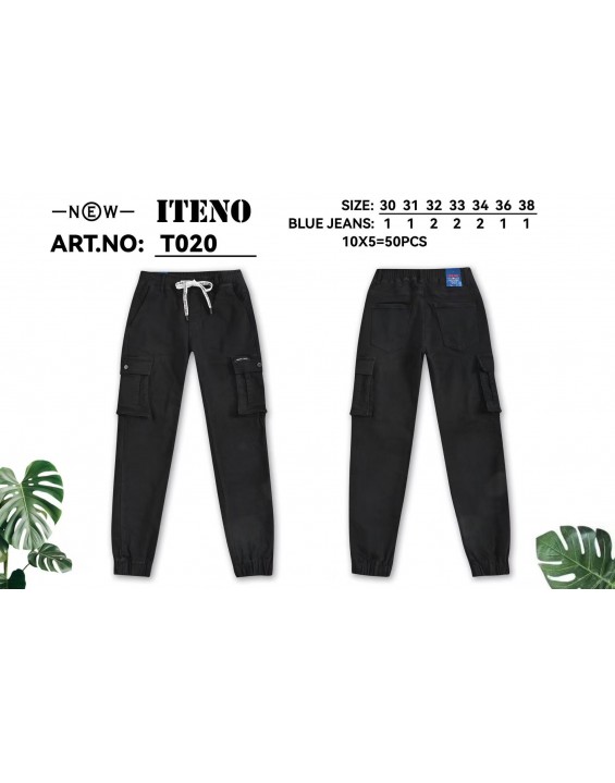 T020 Men’s Black Denim Jeans