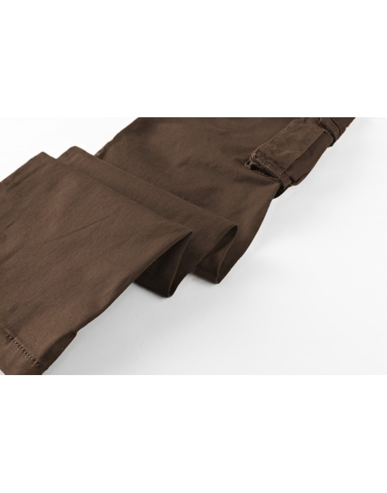 Men’s Straight-Leg Multi-Pocket Cargo Pants – European Best Seller (Color: Brown | 12 Pieces per Pack | €156 per Pack)