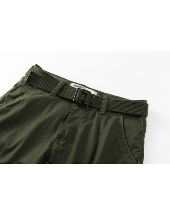 Men’s Straight-Leg Multi-Pocket Cargo Pants – European Best Seller (Color: Green | 12 Pieces per Pack | €156 per Pack)