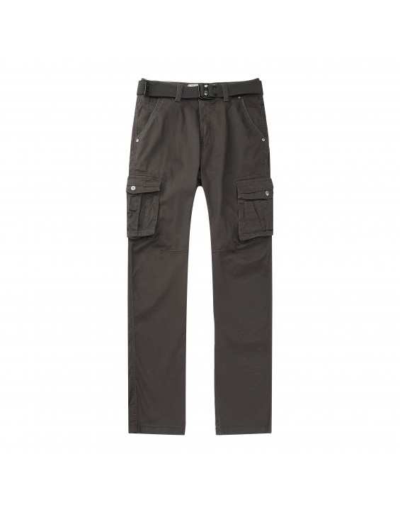 Men’s Straight-Leg Multi-Pocket Cargo Pants – European Best Seller (Color: Grey | 12 Pieces per Pack | €156 per Pack)