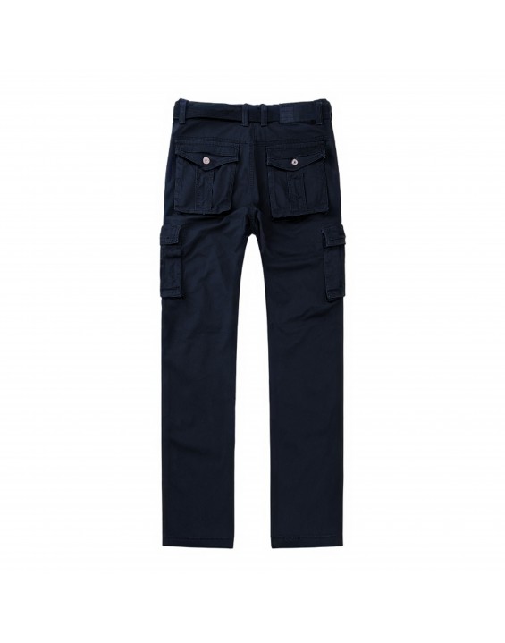 Men’s Straight-Leg Multi-Pocket Cargo Pants – European Best Seller (Color: Blue | 12 Pieces per Pack | €156 per Pack)