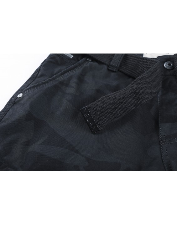 2096-1 Men’s Black Cargo Pants  Sold in packs of 12. Price shown is for the full pack (12 pieces). – Classic Straight-Leg Tactical Trousers with Pockets