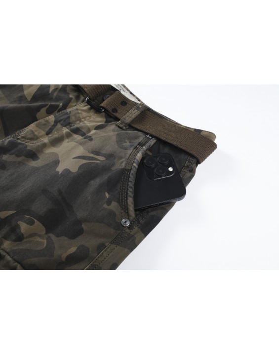 2096-2 Men’s Yellow Camo Cargo Pants. Sold in packs of 12. Price shown is for the full pack (12 pieces). – Straight-Leg Tactical Combat Trousers with Multi Pockets