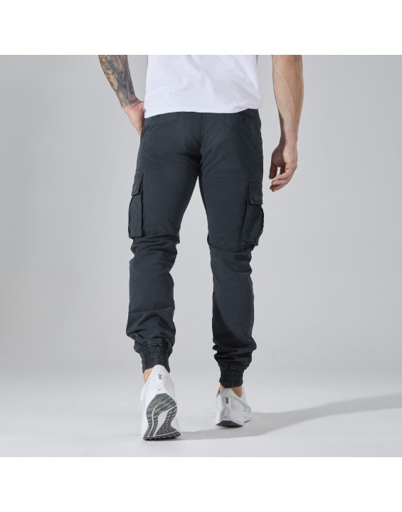 Men’s Multi-Pocket Cargo Jogger Pants – European Best Seller (Color: Grey | 12 Pieces per Pack | €156 per Pack)
