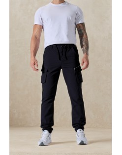 8995-1 Men’s Black Cargo Pants