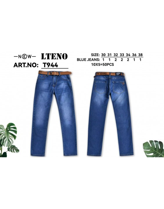 T944 Men's Straight Fit Jeans | Best-Selling Wholesale Denim with High Reorder Rate & Premium Quality